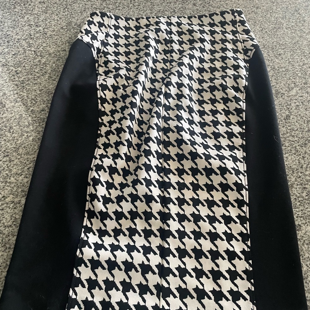 Black and white skirt